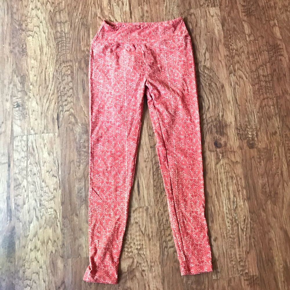 Lularoe OS Rustic Orange Leggings
